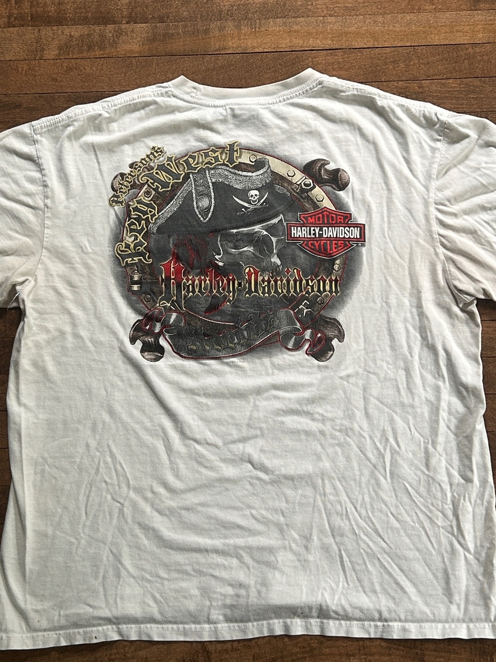 Vintage Harley Davidson key west Florida graphic tee/ size medium